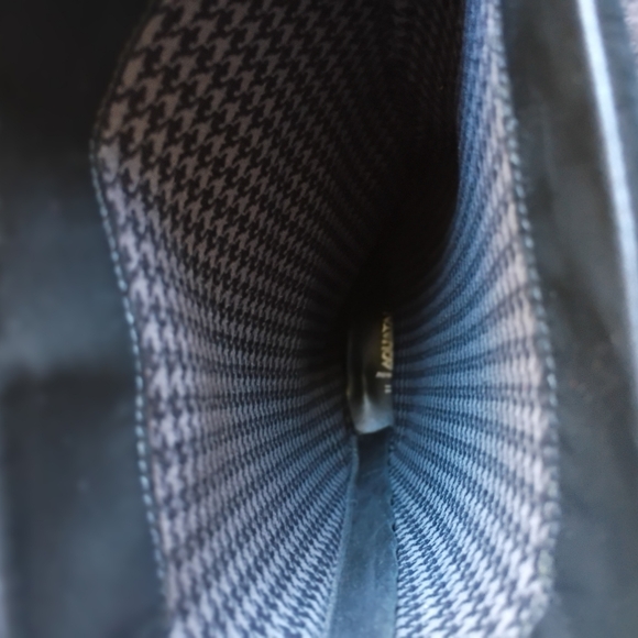 Aquatalia Black Suede Heeled Boots Women's Size 11 - Picture 10 of 10